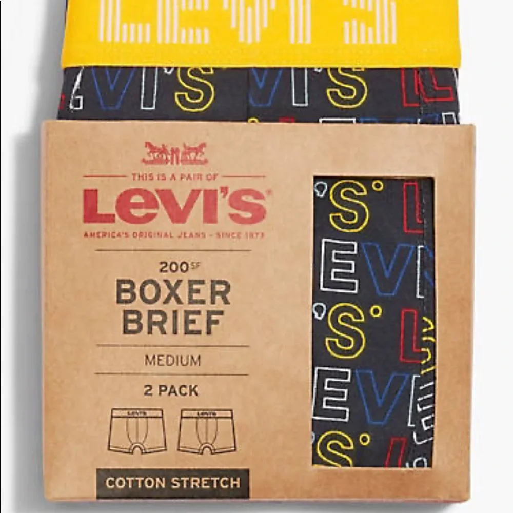 Levi’s BOXER BRIEFS 2 pack nwt large